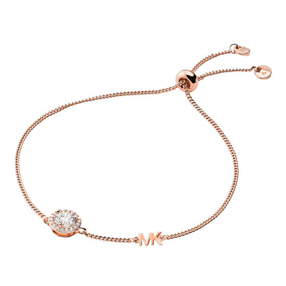 PRECIOUS METAL PAVE STERLING SILVER SLIDER BRACELET