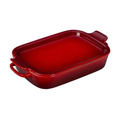 2.75QT STONEWARE RECTANGULAR DISH W/ PLATTER LID