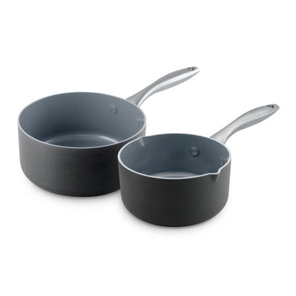 LIMA 2PC CERAMIC NONSTICK SAUCEPAN SET