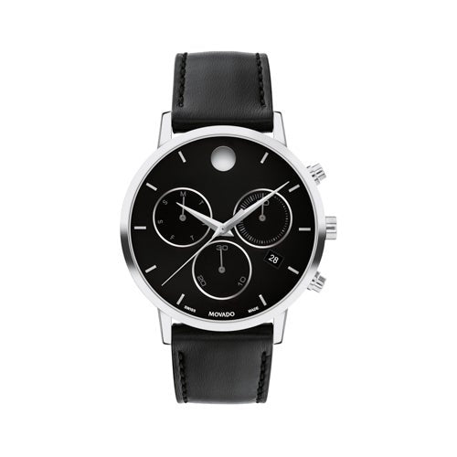 MEN'S MUSEUM CLASSIC CHRONOGRAPH LEATHER STRAP WATCH, DIAL