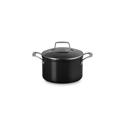 4QT ESSENTIAL NONSTICK CERAMIC STOCKPOT W/ GLASS LID