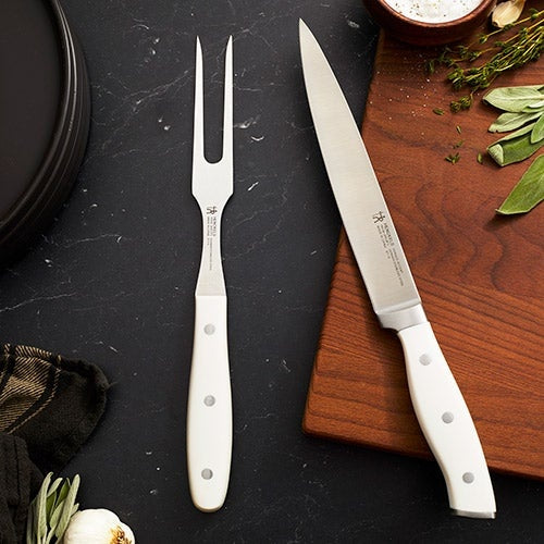 FOREGED ACCENT 2PC CARVING SET