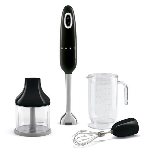RETRO STYLE HAND BLENDER W/ ACCESSORIES