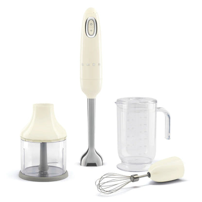 RETRO STYLE HAND BLENDER W/ ACCESSORIES