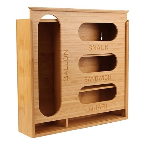 BAMBOO STORAGE BAG ORGANIZER