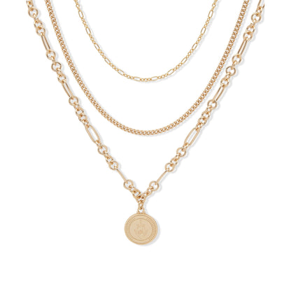 MULTI-ROW PENDANT NECKLACE
