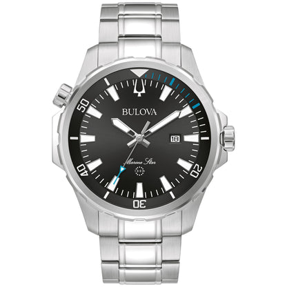 MEN'S MARINE STAR STAINLESS STEEL WATCH, DIAL