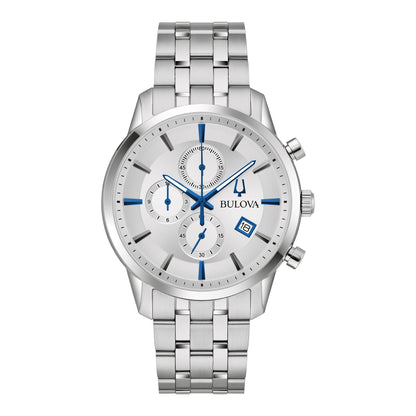 MEN'S SUTTON CHRONOGRAPH STAINLESS STEEL WATCH, DIAL