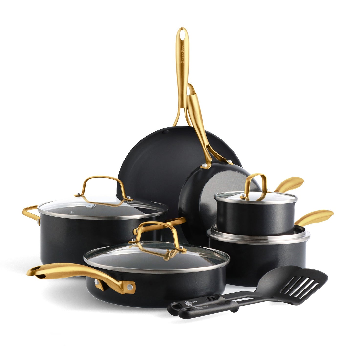 STUDIO CERAMIC NONSTICK 12PC COOKWARE SET