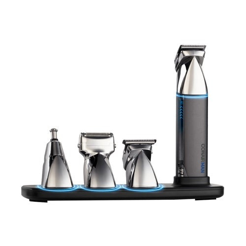 CONAIR MEN ULTIMATE TRIM PRECISION ALL-IN-ONE METAL GROOMER W/ ATTACHMENTS