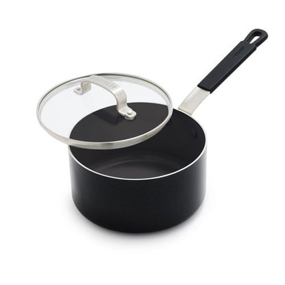 CERAMIC NONSTICK ALUMINUM 2.53QT SAUCEPAN