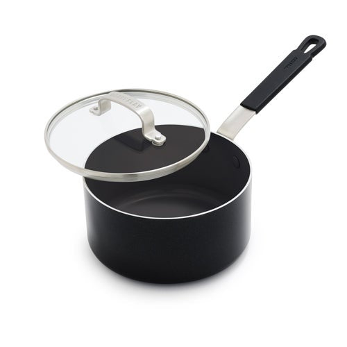 CERAMIC NONSTICK ALUMINUM 2.53QT SAUCEPAN