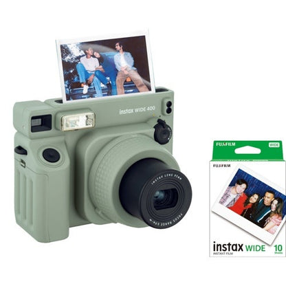 INSTAX WIDE 400 CAMERA BUNDLE W/ 10 COUNT FILM