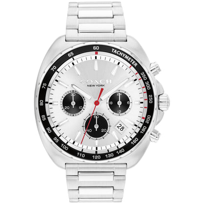 MEN'S CHARTER CHRONOGRAPH STAINLESS STEEL WATCH, DIAL