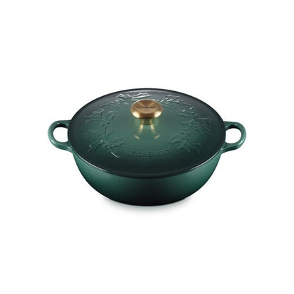 4.5QT HOLLY COLLECTION CAST IRON TRADITIONAL CHEFS OVEN W/ KNOB