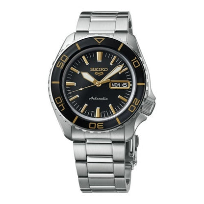 MEN'S SEIKO 5 SPORT AUTOMATIC STAINLESS STEEL WATCH, DIAL