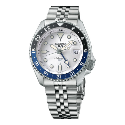MEN'S SEIKO 5 SPORTS SKX GMT STAINLESS STEEL WATCH, DIAL