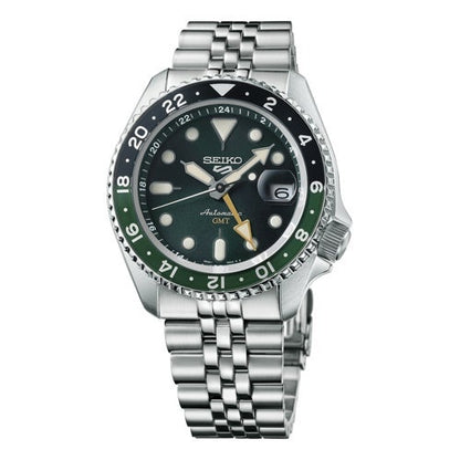 MEN'S SEIKO 5 SPORTS SKX GMT STAINLESS STEEL WATCH, DIAL