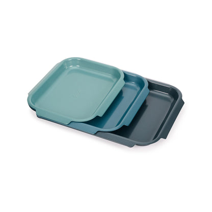 3PC NEST BAKE NONSTICK BAKING PAN SET