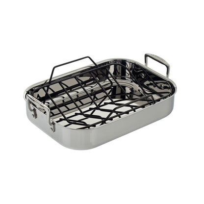 LARGE ROASTING PAN W/ NONSTICK RACK