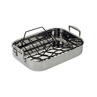 LARGE ROASTING PAN W/ NONSTICK RACK