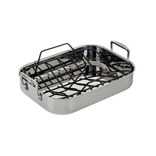LARGE ROASTING PAN W/ NONSTICK RACK