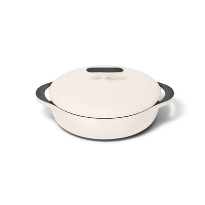 3.5QT ENAMELED CAST IRON BRAISER W/ DOMED LID