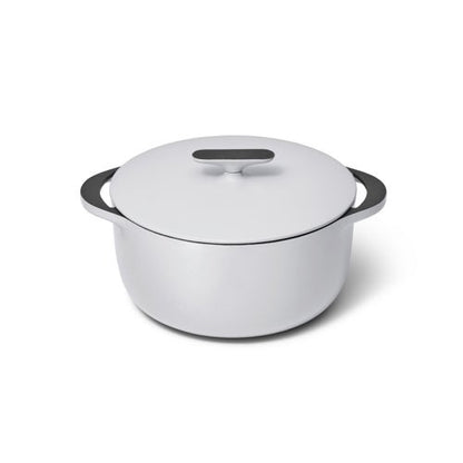 6.5QT ENAMELED CAST IRON DUTCH OVEN W/ FLAT LID