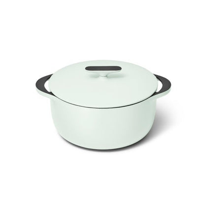 6.5QT ENAMELED CAST IRON DUTCH OVEN W/ FLAT LID