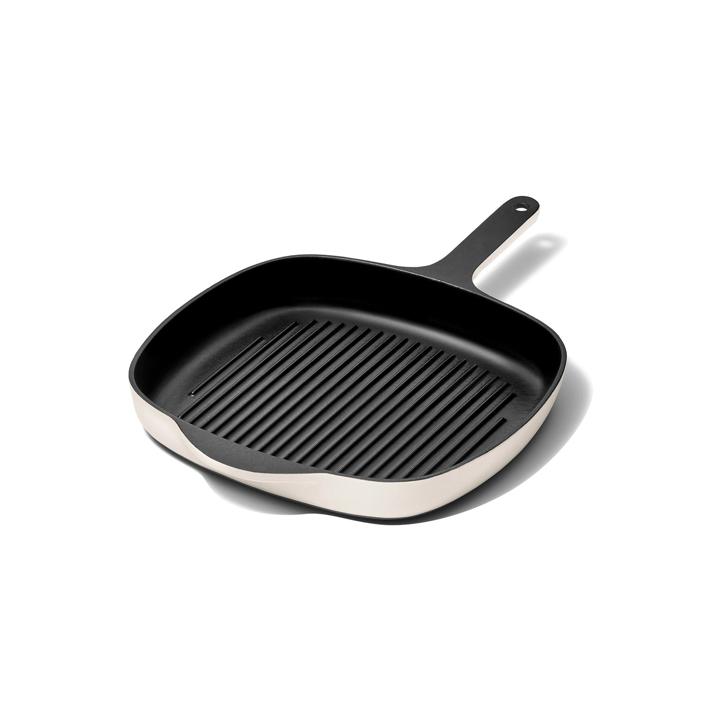 10.5" ENAMELED CAST IRON GRILL PAN