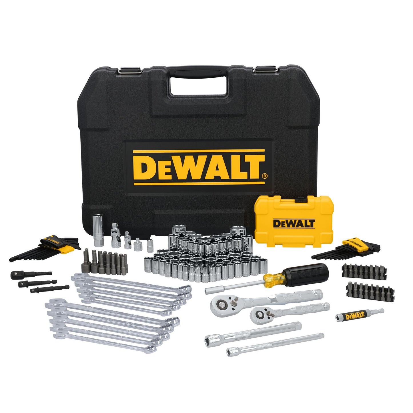 142PC 1/4" & 3/8" DRIVE MECHANICS TOOL SET