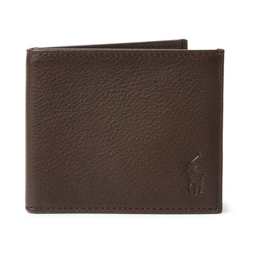 PEBBLED LEATHER BILLFOLD