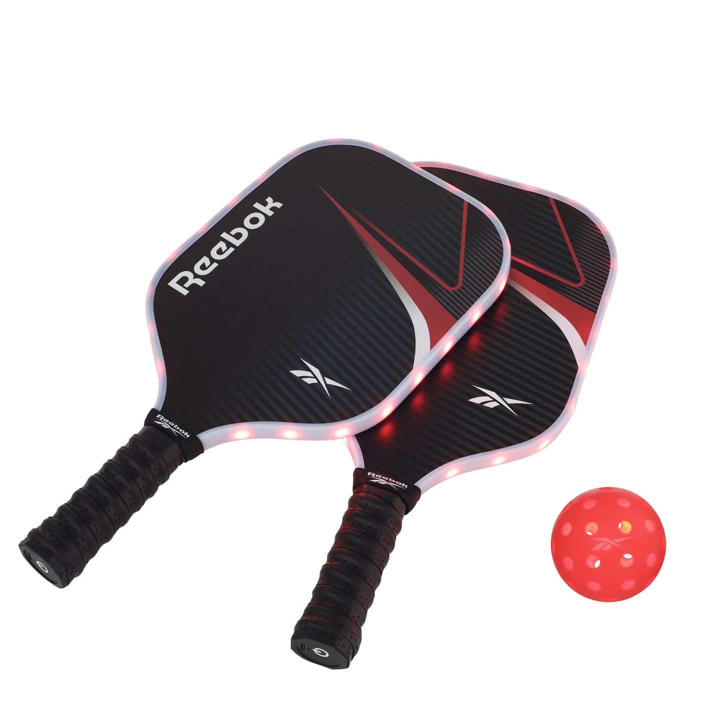 LED 2PC FIBERGLASS PICKLEBALL SET