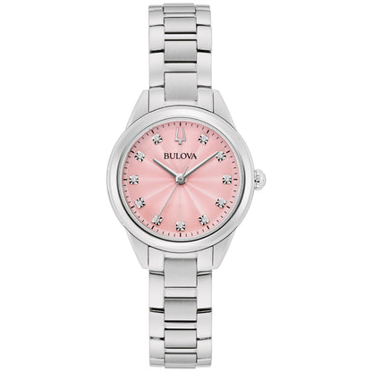 LADIES' SUTTON STAINLESS STEEL WATCH, DIAL