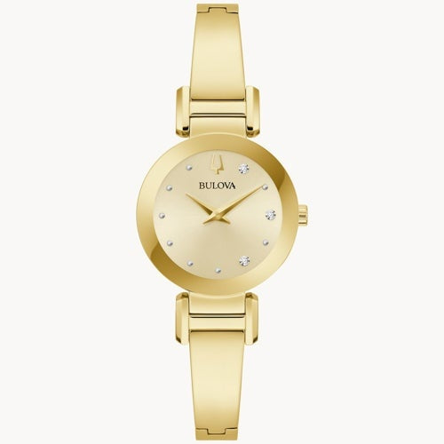 LADIES' MODERN MARC ANTHONY STAINLESS STEEL WATCH, DIAL