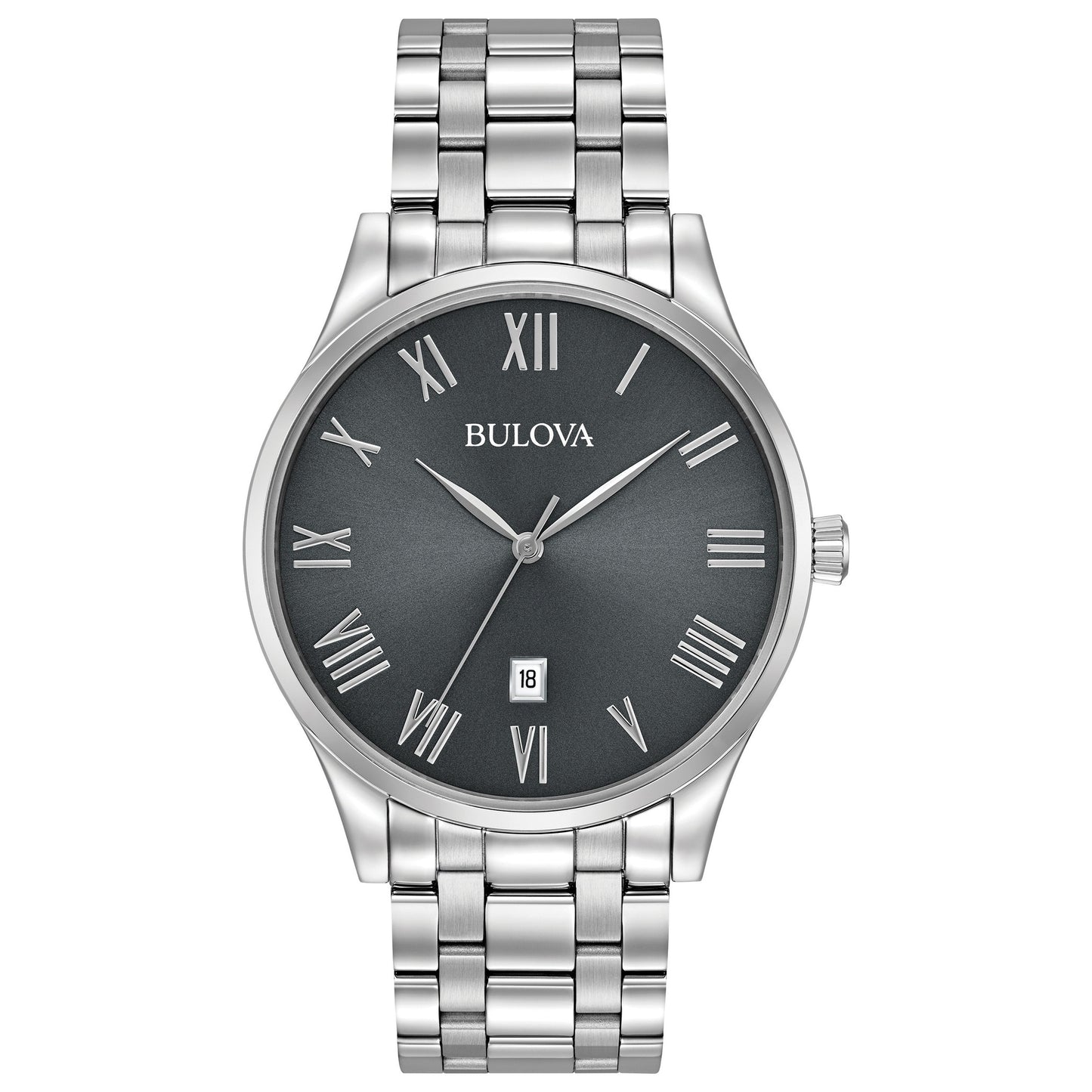 MEN'S CLASSIC STAINLESS STEEL WATCH, DIAL