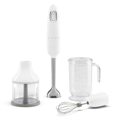 RETRO STYLE HAND BLENDER W/ ACCESSORIES