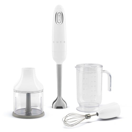 RETRO STYLE HAND BLENDER W/ ACCESSORIES