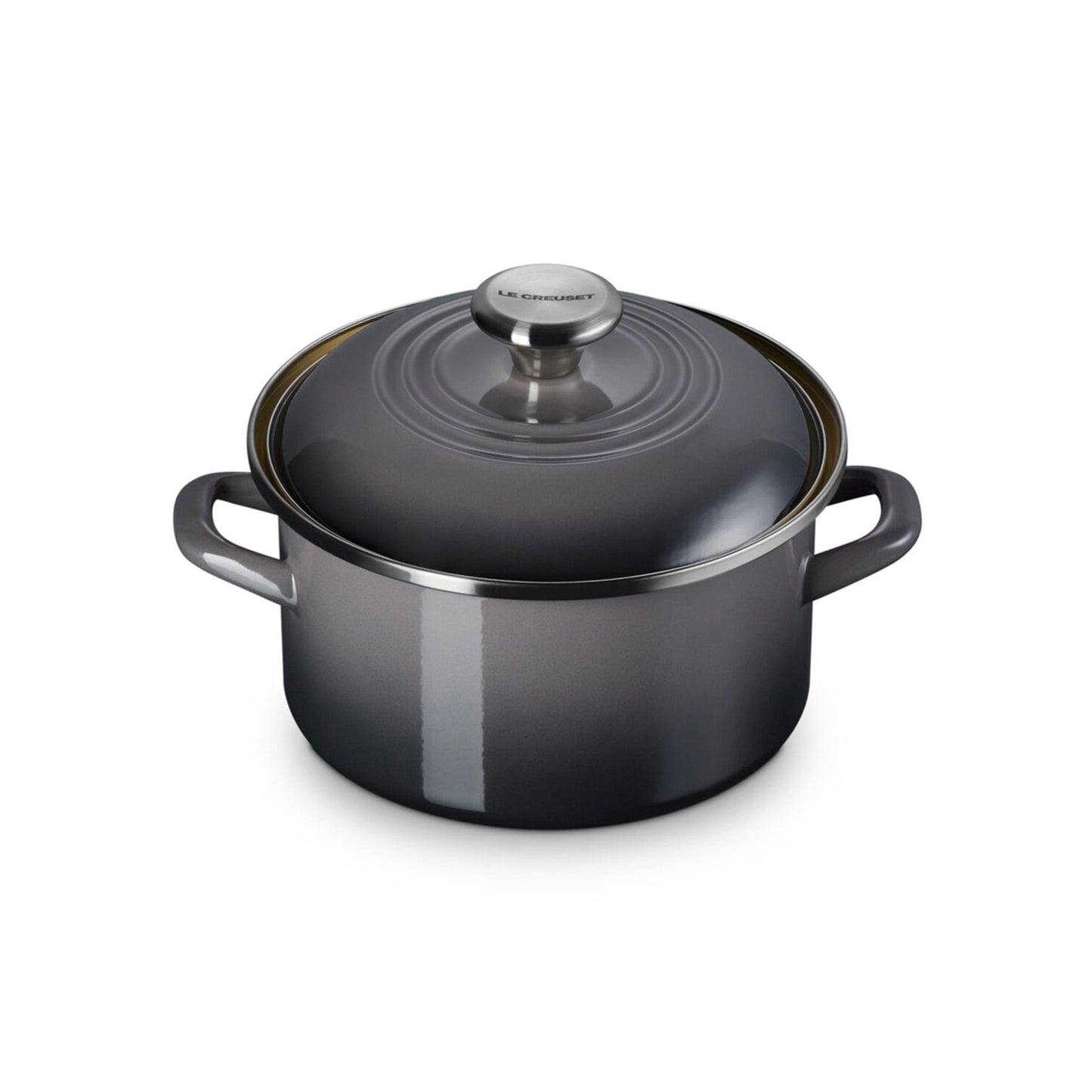 3.8QT ENAMEL ON STEEL COVERED PETITE STOCKPOT