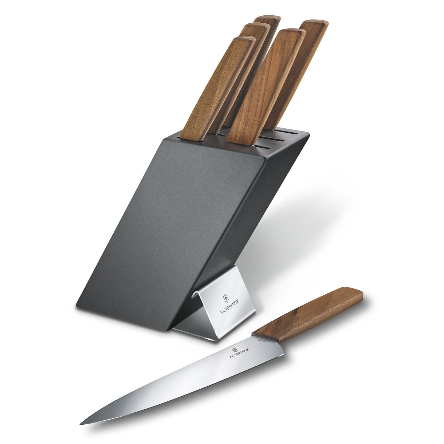 SWISS MODERN 6PC KNIFE BLOCK SET