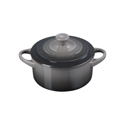 14OZ STONEWARE ROUND MINI COCOTTE OYSTER