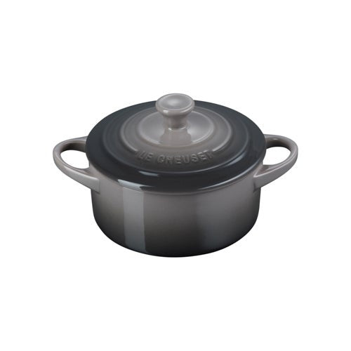 14OZ STONEWARE ROUND MINI COCOTTE OYSTER