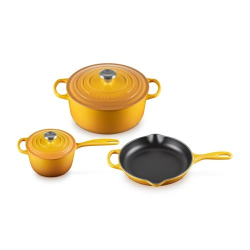 5PC SIGNATURE CAST IRON COOKWARE SET