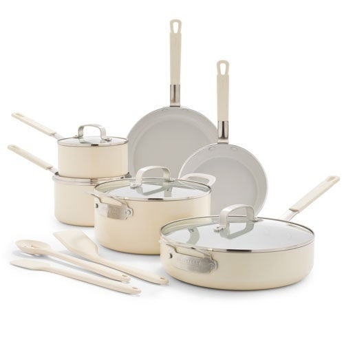 CERAMIC NONSTICK ALUMINUM 13PC COOKWARE SET