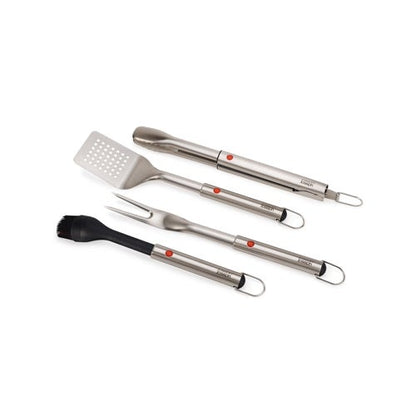 GRILLOUT 4PC BBQ UTENSIL SET W/ STORAGE CASE