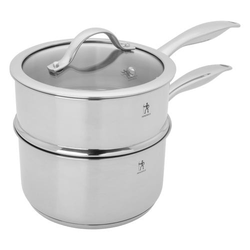 ARAGON 2.5QT SAUCEPAN W/ LID & STEAMER INSERT