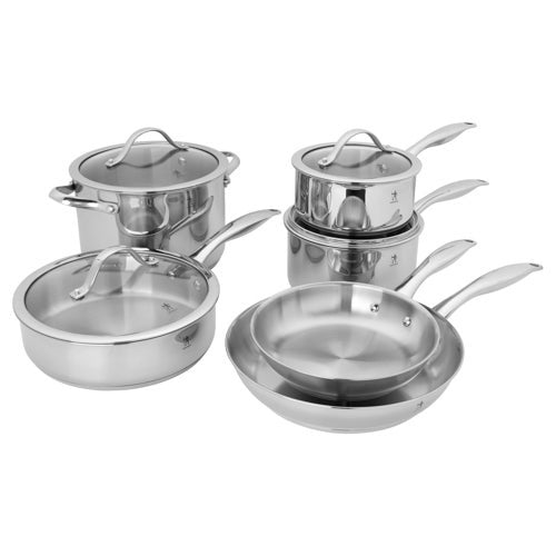 ARAGON 10PC 3-PLY COOKWARE SET
