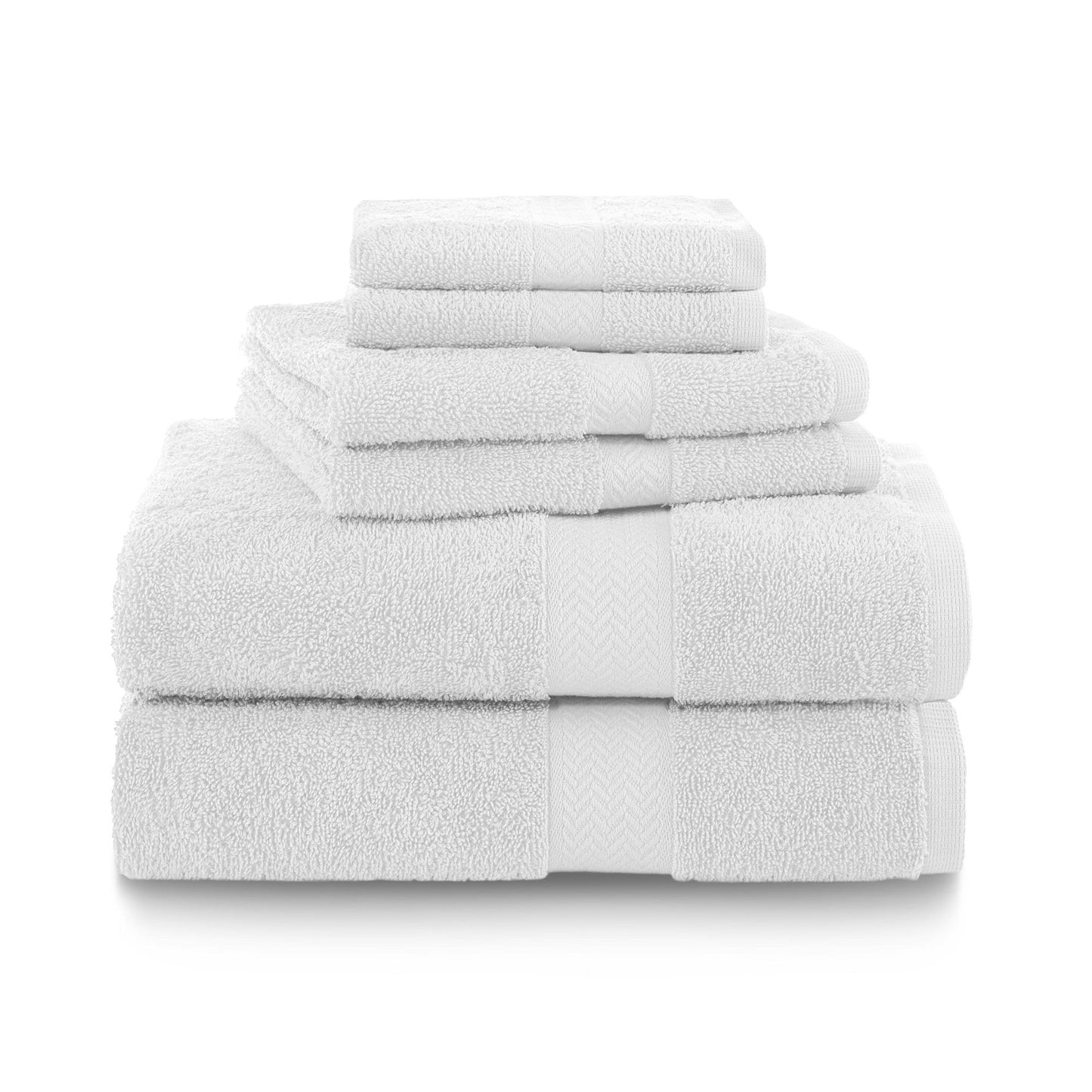 RINGSPUN 6PC BATH TOWEL SET