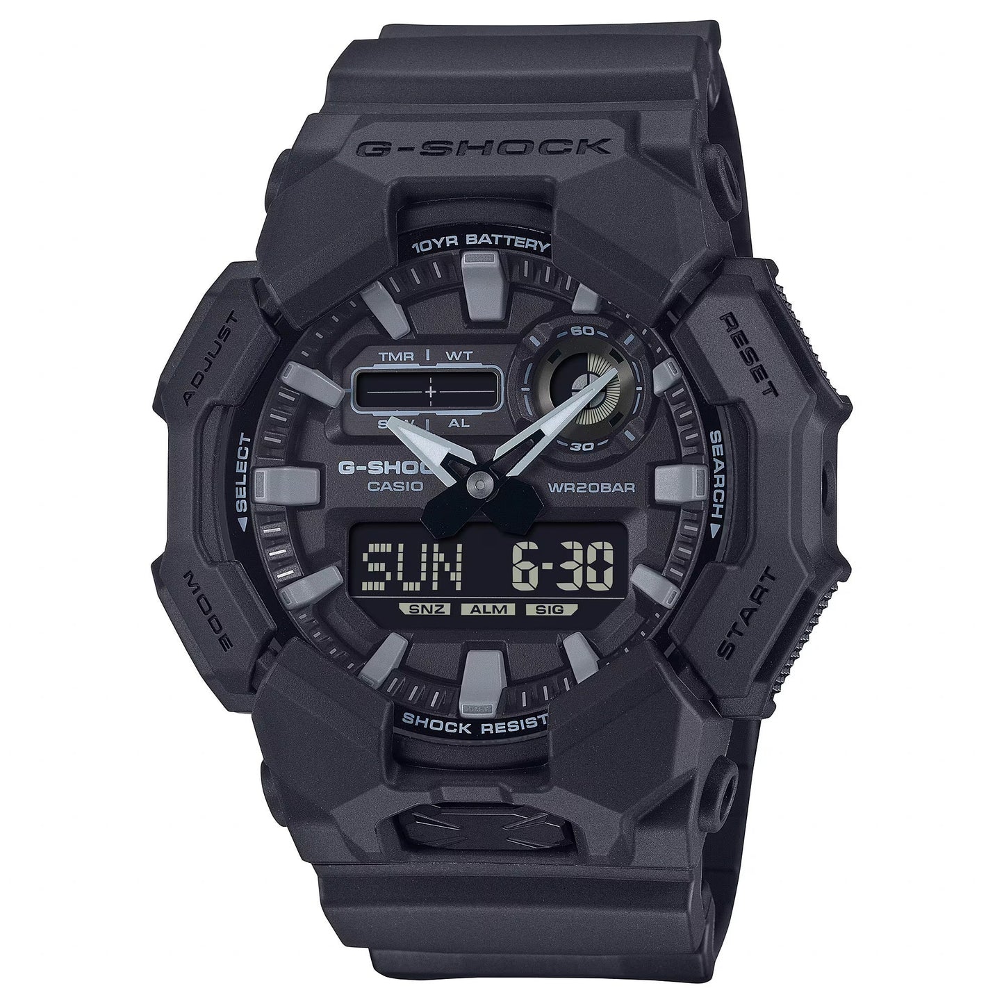 MENS GA010 G-SHOCK LARGE ANA- DIGI WATCH