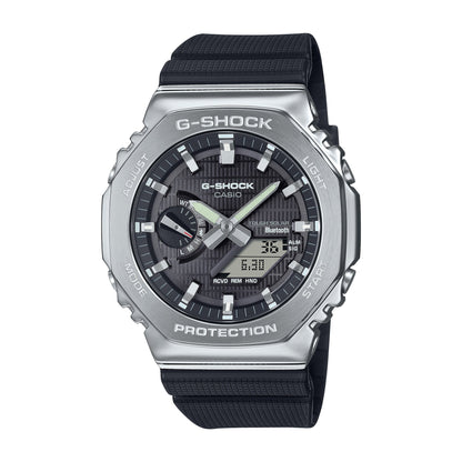 MENS G-STEEL 2100 MOBILE LINK SOLAR STEEL RESIN WATCH DIAL
